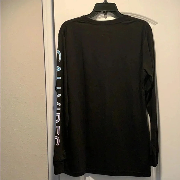 Cali Vibes Black Long Sleeve Logo T-Shirt - Picture 2 of 8